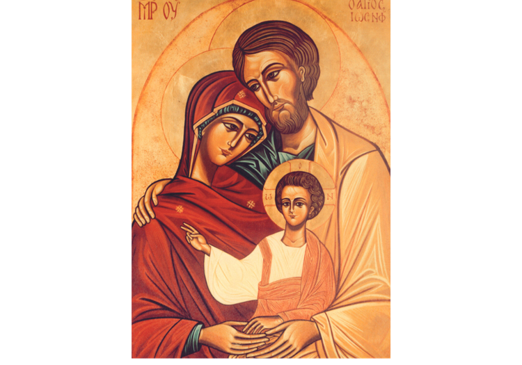 Ikona Świętej Rodziny — patronów Equipes Notre-Dame